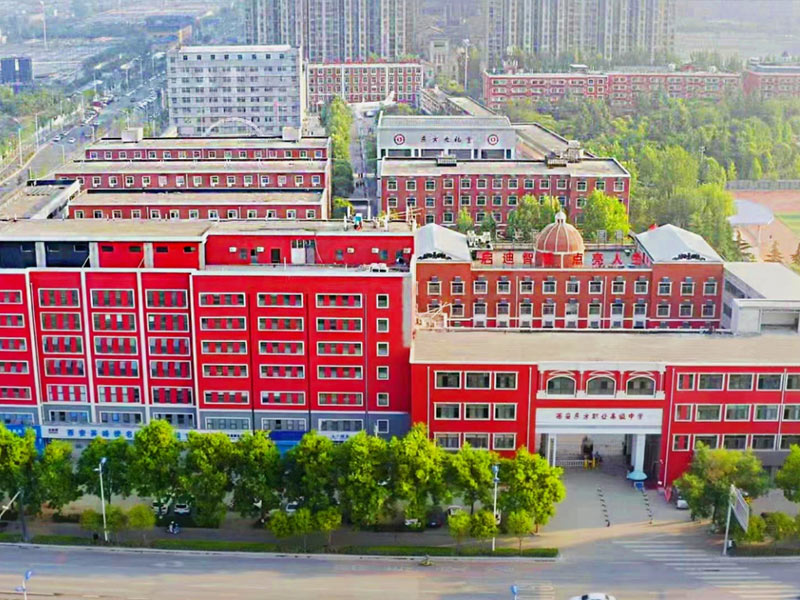 眉县校园鸟瞰图